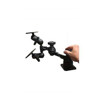 UCHWYT RUCHOME RAMIE X2C NA 2 EKRANY PLOTERY RAMIONA 2x9 cm Q-ERGO